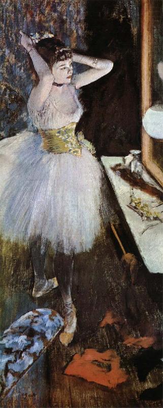 Edgar Degas The actress in the tiring room china oil painting image